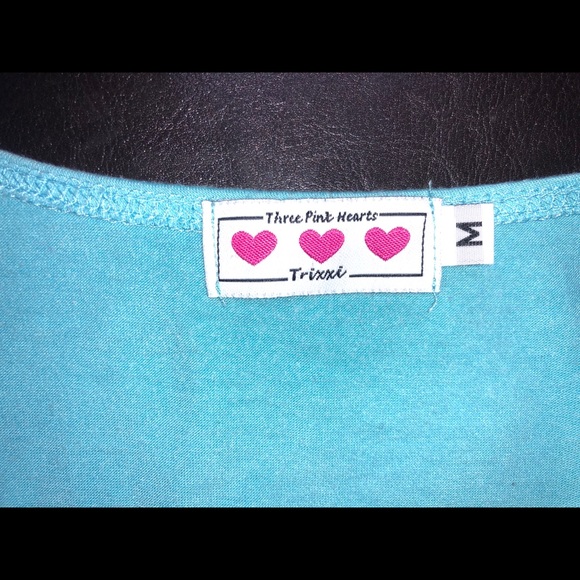 Three Pink Hearts Women’s Ruched Tank - Picture 3 of 5